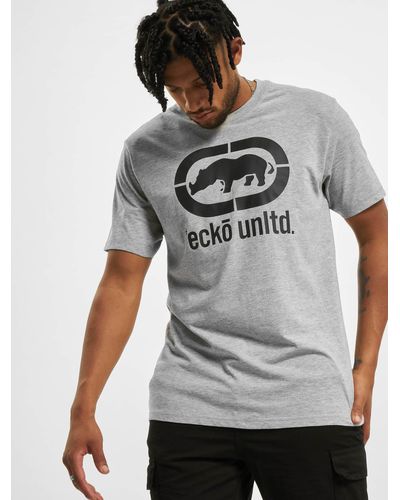 Ecko' Unltd . Kurzarmshirt John Rhino T-Shirt (1-tlg) - Grau