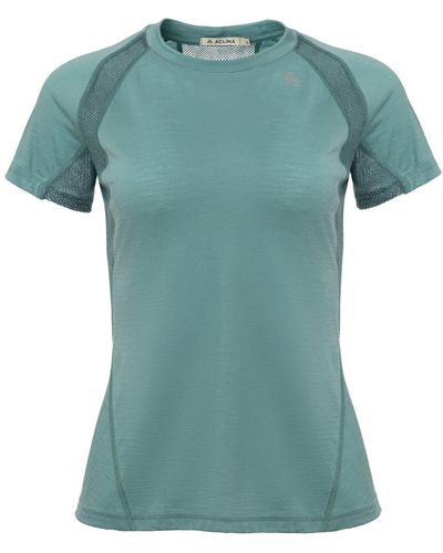 Aclima Kurzarmshirt W Lightwool Sports T-shirt - Grün