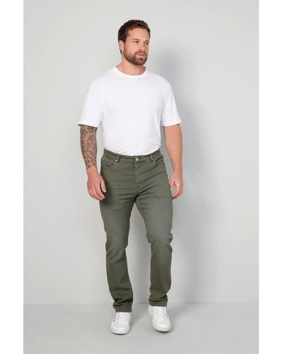 John F. Gee 5-Pocket- Jeans Slim Fit - Grau