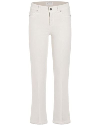 Cambio Regular-fit-Jeans Paris easy kick, offwhite - Weiß