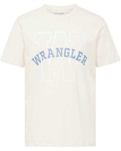 Wrangler T-Shirt (1-tlg) - Weiß