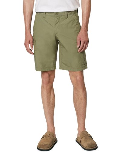 Marc O' Polo Shorts aus Bio-Baumwoll-Popeline - Grün