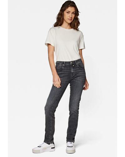 Mavi Fit- // Label-Detail Modell "Sophie" Slim Skinny Jeans - Grau