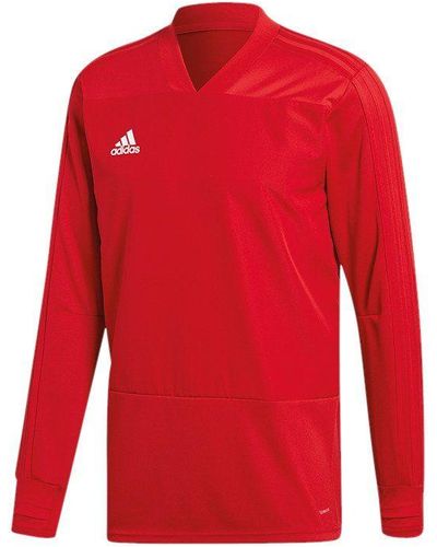adidas Originals Condivo 18 Sweatshirt Dunkel - Rot