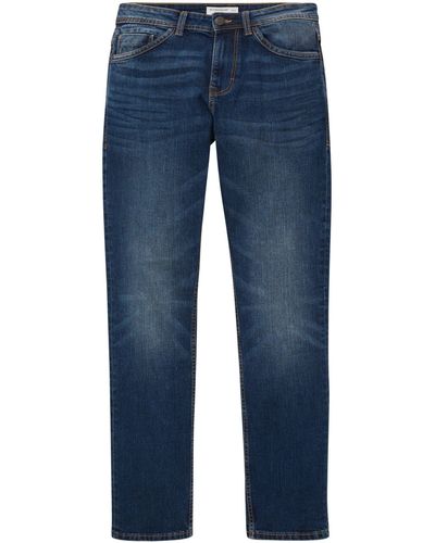 Tom Tailor 5-Pocket- Josh Regular Slim Jeans - Blau