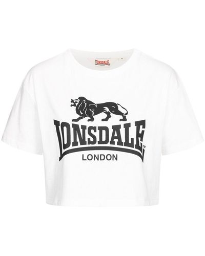 Lonsdale London T-Shirt Cropped GUTCH COMMON - Mehrfarbig