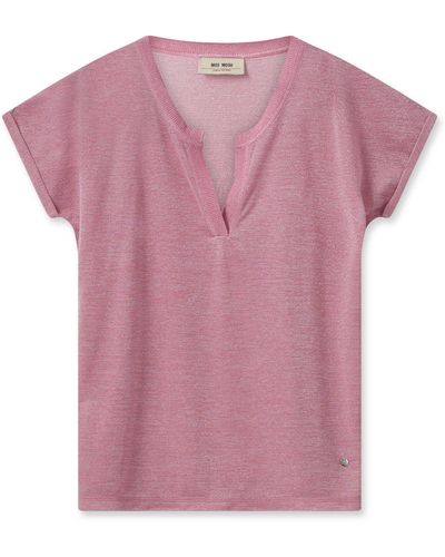 Mos Mosh T-Shirt MMKILANA (1-tlg) - Pink
