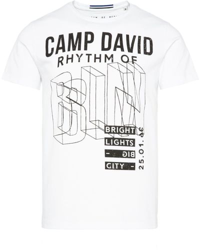 Camp David aus Baumwolle Kapuzensweatshirt in Lyst Herren | für Blau DE
