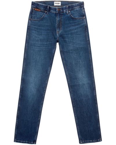 Wrangler 5-Pocket-Jeans TEXAS Slim Fit - Blau