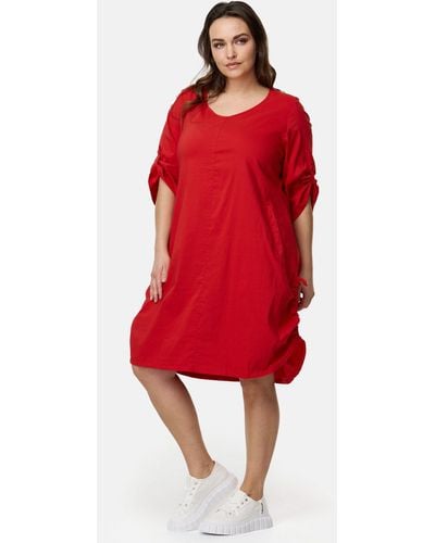 Kekoo A-Linien- Kleid - Rot
