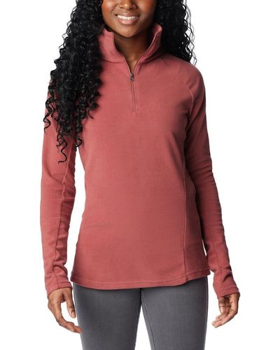 Columbia Wollpullover Glacial IV 1/2 Zip Beetroot - Rot