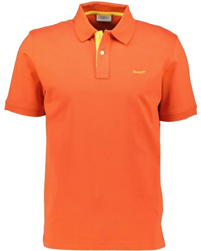 GANT Poloshirt Regular Fit (1-tlg) - Orange
