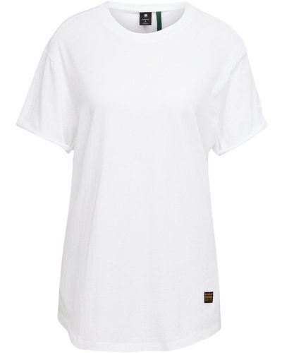 G-Star RAW T-Shirt Lash Fem Loose Top (1-tlg) - Weiß
