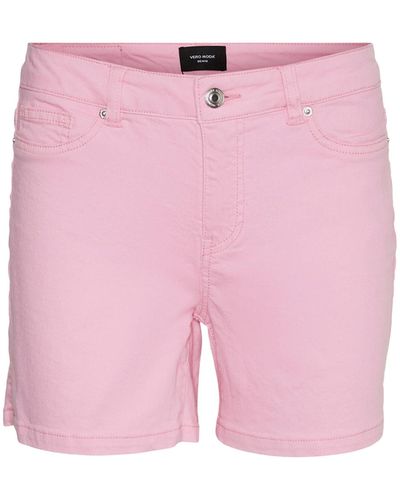 Vero Moda Jeansshorts Wild Seven (1-tlg) - Pink