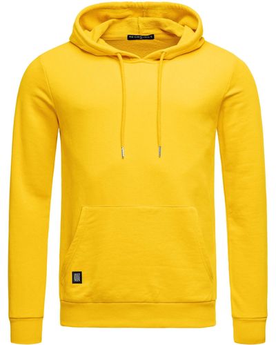 Redbridge Kapuzensweatshirt Hoodie mit Kängurutasche Premium Qualität - Gelb