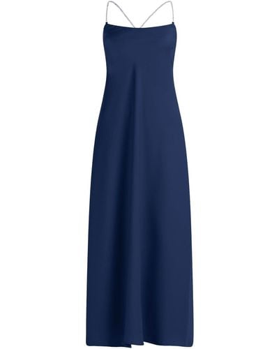 VM VERA MONT Sommerkleid Kleid Lang ohne Arm in Blau | Lyst DE