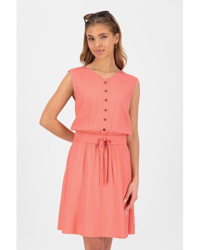 Alife & Kickin ScarlettAK A Sleeveless Dress Sommerkleid, Kleid - Pink