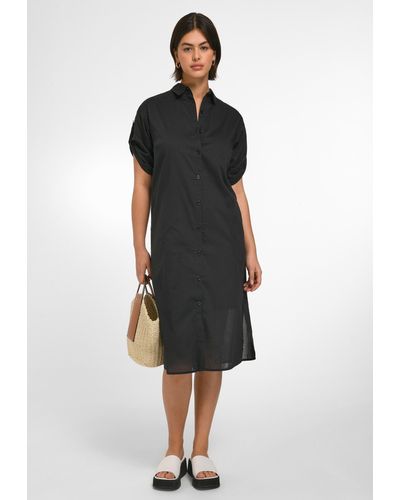 Emilia Lay Blusenkleid Cotton mit modernem Design - Schwarz