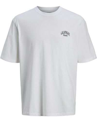 Jack & Jones T-Shirt JORCONTE TEE SS CREW NECK STYD - Weiß