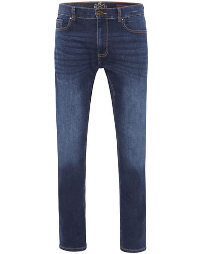 Oklahoma Jeans Oklahoma Slim-fit-Jeans aus weichem Denim - Blau