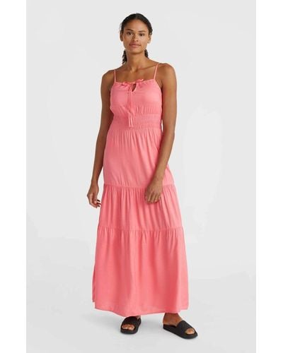 O'neill Sportswear ' Sommerkleid Maxikleid Quorra Perfectly Pink
