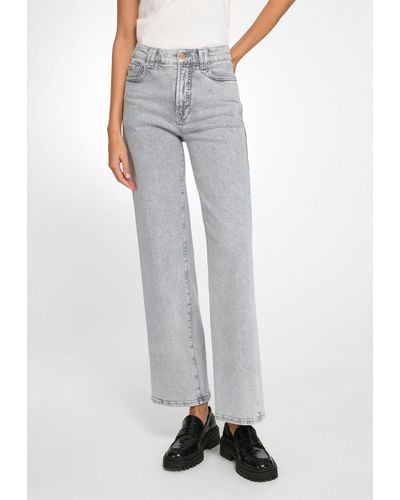DAY.LIKE 5-Pocket-Jeans Cotton mit Taschen - Grau