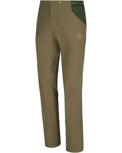 La Sportiva Trekkinghose Brush Pant aus besonders leichtem, elastischem und atmungsaktivem Material - Grün