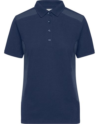 James & Nicholson Poloshirt Workwear Polo - Blau