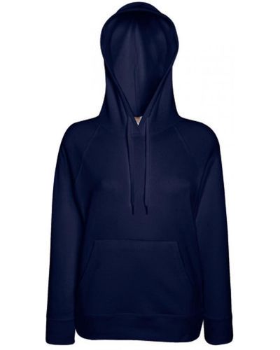 Fruit Of The Loom Kapuzenpullover Lady-Fit Lightweight Hooded Sweat - Blau