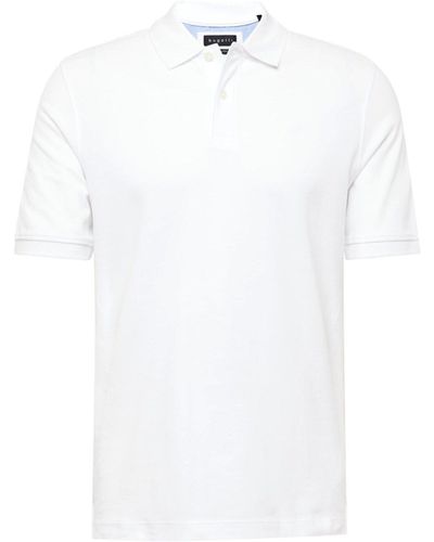 Bugatti T-Shirt (1-tlg) - Weiß