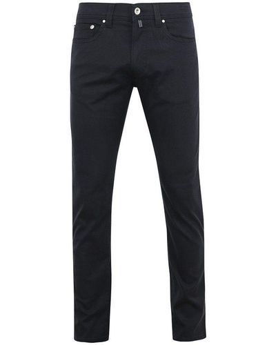 Pierre Cardin 5-Pocket-Jeans dunkel-blau (1-tlg)