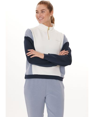 Endurance Sweatshirt Cosarama mit praktischer Reißverschlussleiste - Weiß