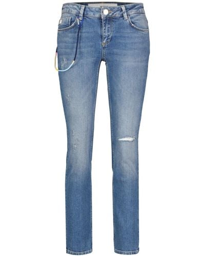 Goldgarn 5-Pocket- Jeans ROSENGARTEN Straight Fit (1-tlg) - Blau