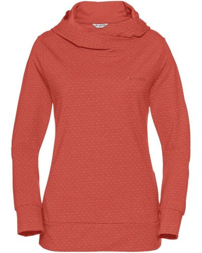 Vaude Sweatshirt Womens Tuenno Pullover - Rot