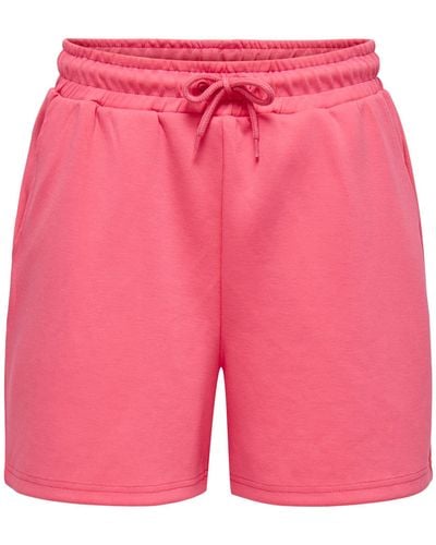 ONLY Funktionsshorts Sweat Short - Pink