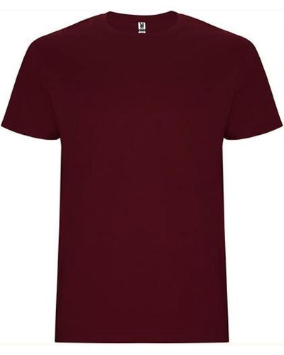 Roly Rundhalsshirt Stafford T-Shirt - Rot