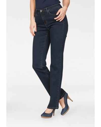 Arizona Gerade Jeans Curve-Collection Shaping - Blau