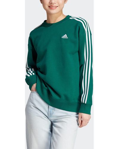 adidas Sweatshirt ESSENTIALS 3-STREIFEN - Grün