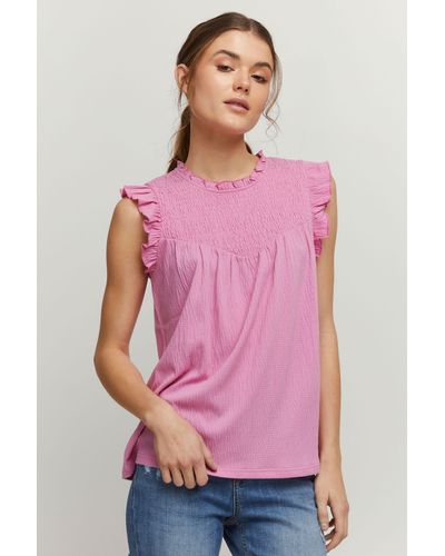 B.Young Rüschenbluse BYUMETTE TOP -20811640 - Pink