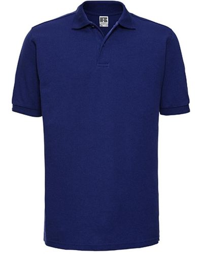 Russell Strapazierfähiges Poloshirt bis 4XL - Blau