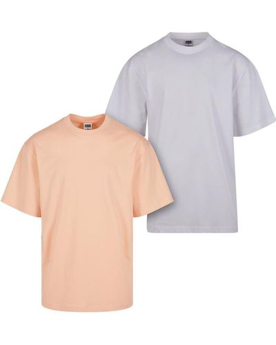 Urban Classics T-Shirt Tall Tee 2-Pack - Mehrfarbig