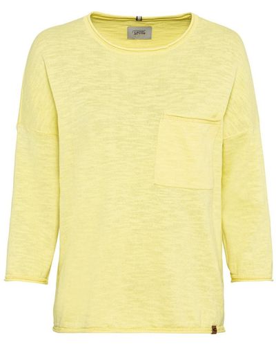 Camel Active Sweatshirt KNITWEAR - Gelb