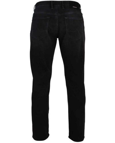 ALBERTO 5-Pocket-Jeans anthrazit (1-tlg) - Schwarz