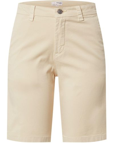 SELECTED Shorts Miley (1-tlg) Plain/ohne Details, Weiteres Detail - Natur