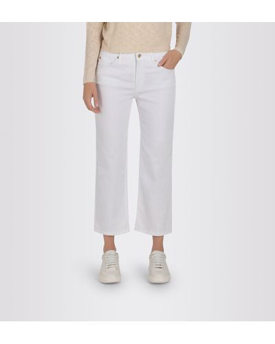 M·a·c 5-Pocket-Jeans - Weiß