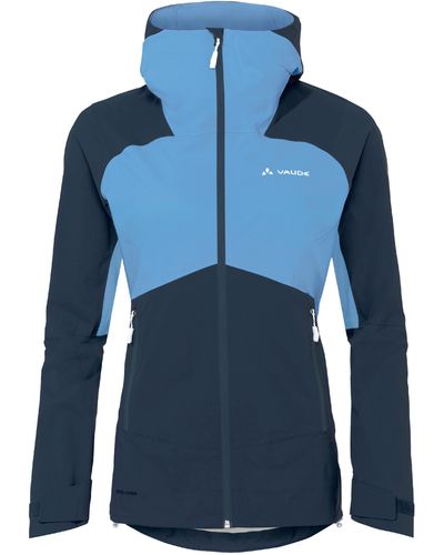 Vaude Outdoorjacke Women's Simony 2,5L Jacket IV (1-St) Klimaneutral kompensiert - Blau