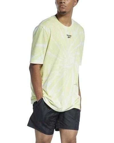 Reebok Classic T-Shirt s Tie-Dye Tee - Gelb