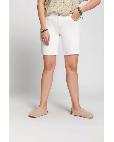 Studio Untold Jeansshorts Jeans-Shorts High Waist 5-Pocket - Weiß