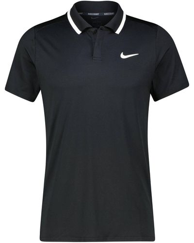 Nike Tennis-Poloshirt COURT ADVANTAGE - Schwarz