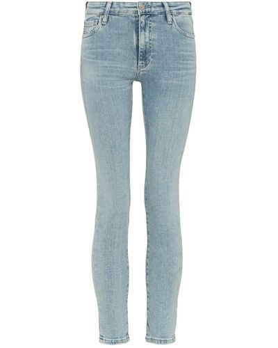 AG Jeans 7/8- Jeans PRIMA CROP aus Baumwolle - Blau